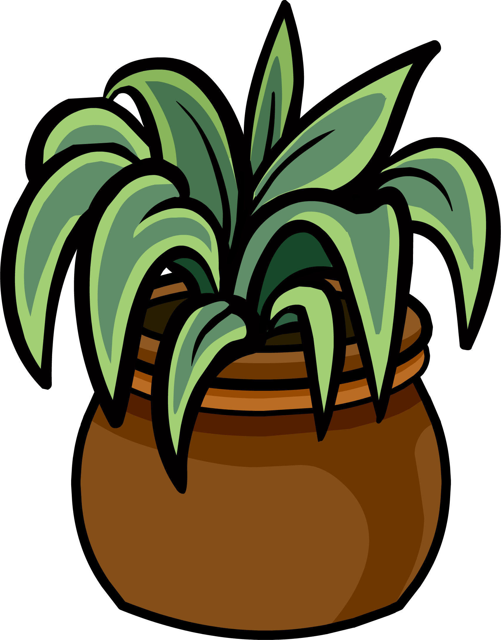 Evergreen Plant - Png - Club Penguin Plant (1703x2173), Png Download