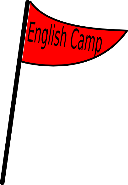 Original Png Clip Art File Red Flag English Camp Svg (408x591), Png Download