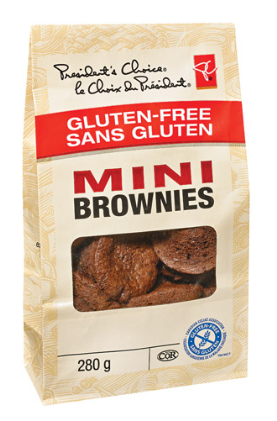 Pc Gluten-free Mini Brownies - President's Choice (420x420), Png Download