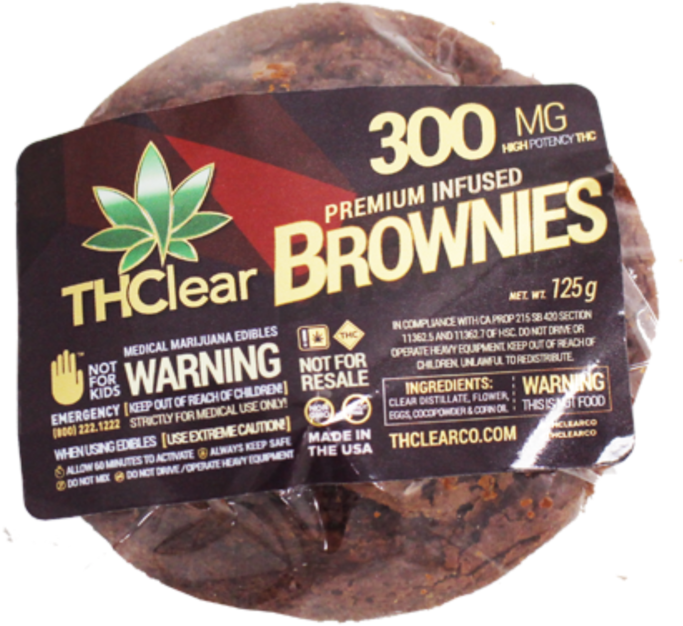 Chocolate Brownie (1600x1600), Png Download