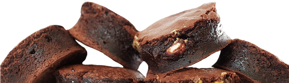 Chocolate Brownie (960x400), Png Download