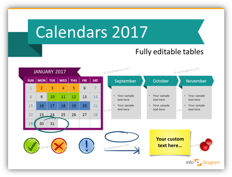 Calendar Presentation (816x628), Png Download