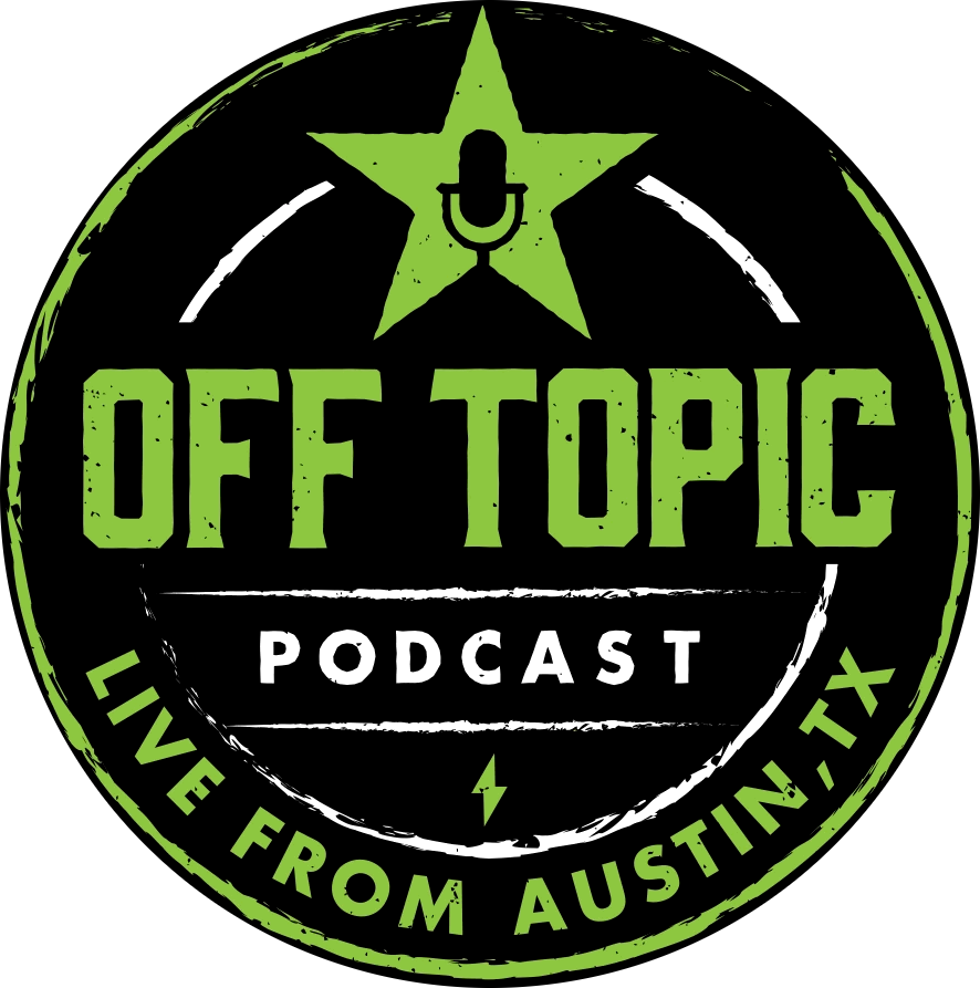 Off Topic Podcast Logo Black - Off Topic Podcast (886x893), Png Download