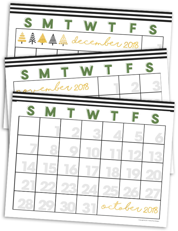 2018 - Holiday (612x792), Png Download