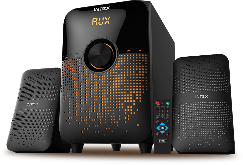 Intex Home Theater Png Download - Intex It-213 Sufb 2.1 Channel Computer Multimedia Speakers (1019x694), Png Download