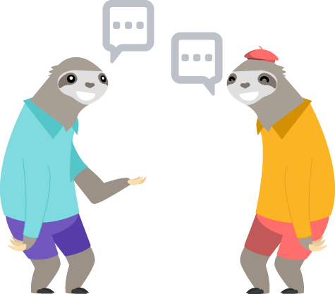 Happy Employees Talk To Each Other - Talk To Each Other (475x417), Png Download