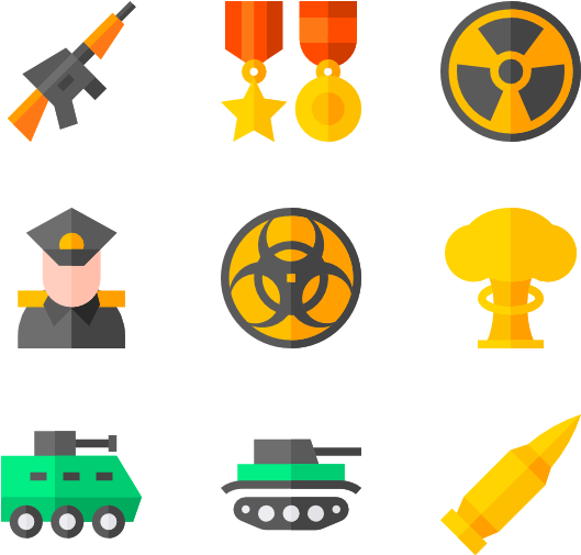 Military 50 Icons - Military (600x564), Png Download