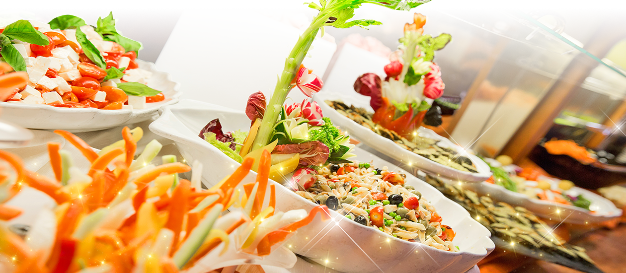 Wonder Restaurant Buffet - Gardaland Hotel Buffet (1260x550), Png Download