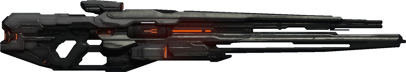 H4 Binary Trans - Halo 4 Forerunner Sniper (1824x384), Png Download