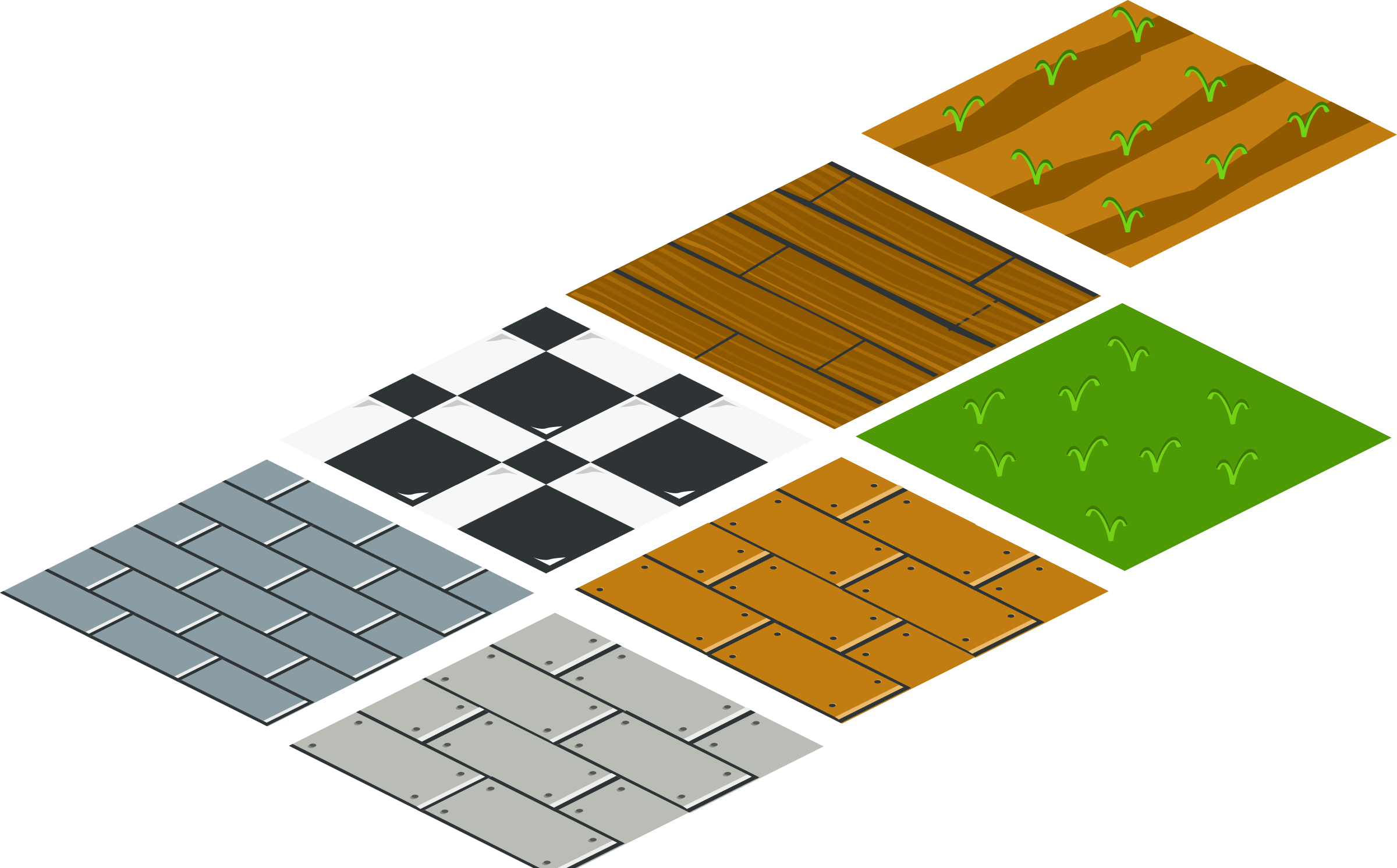 This Free Icons Png Design Of Isometric Floor Tile (2400x1492), Png Download