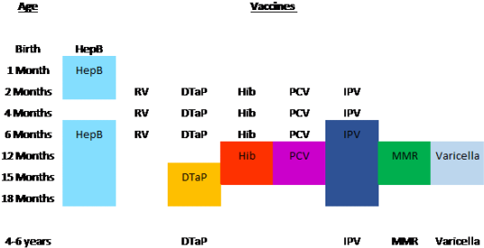 To Make Things Simple, We Have Provided You With This - Pediatric Immunizations (548x288), Png Download