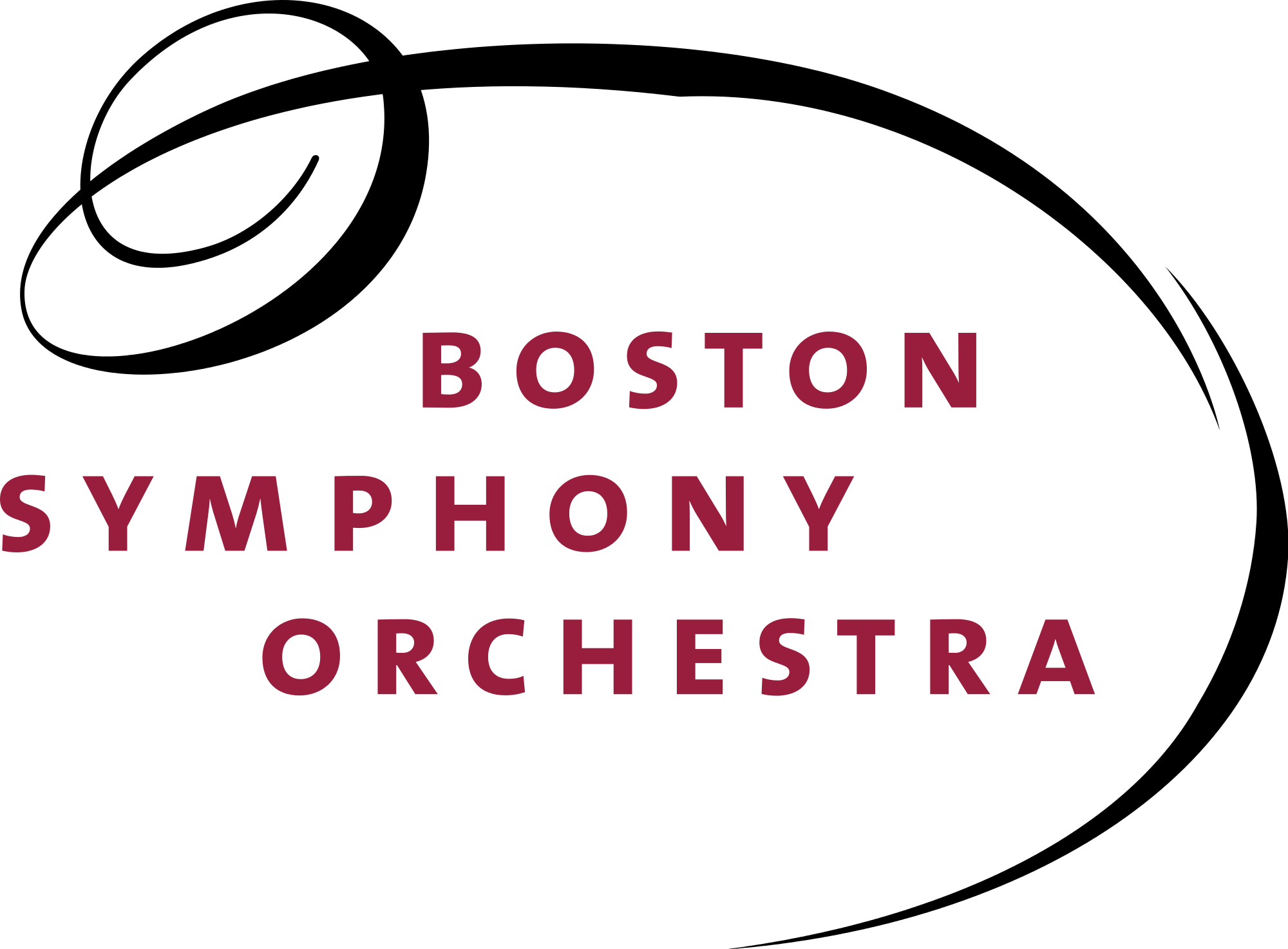 Open - Boston Symphony Orchestra Logo (2000x1474), Png Download