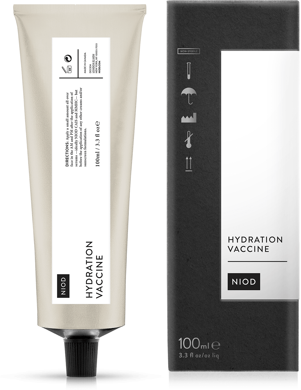 Hydration Vaccine - 100ml - Niod Neck Elasticity Catalyst 100 Ml (1684x1425), Png Download