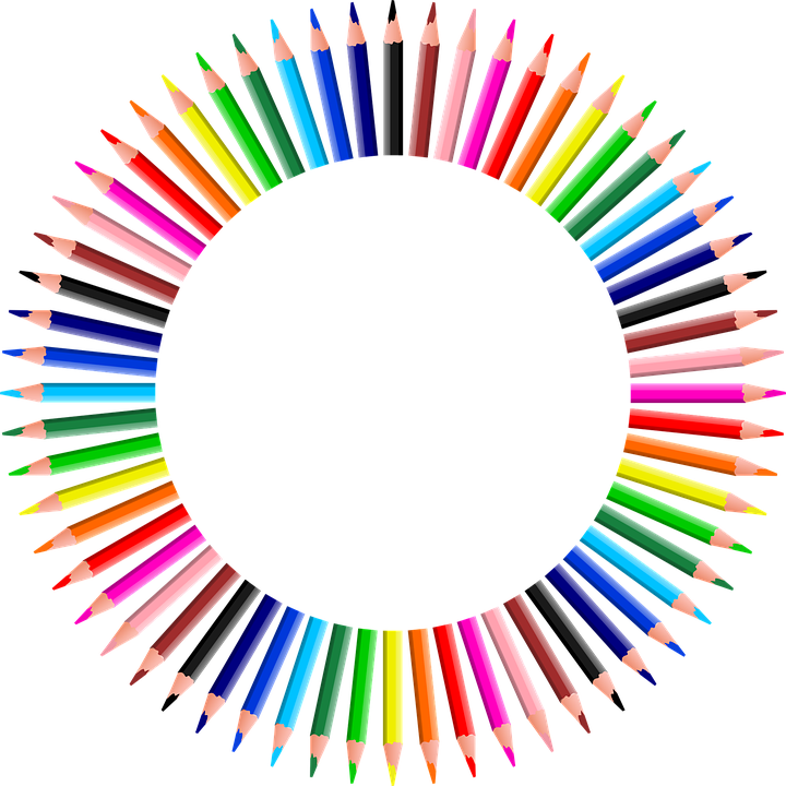 Rainbow Clipart Write - Top Quality Art Supplies Colored Pencils (720x720), Png Download