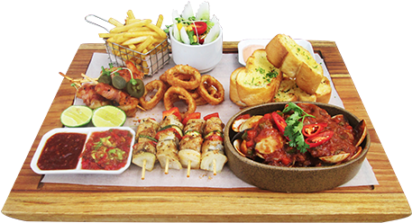 Alfhn2 Als Chefs Seafood Platter - Png Seafood Platter (500x267), Png Download