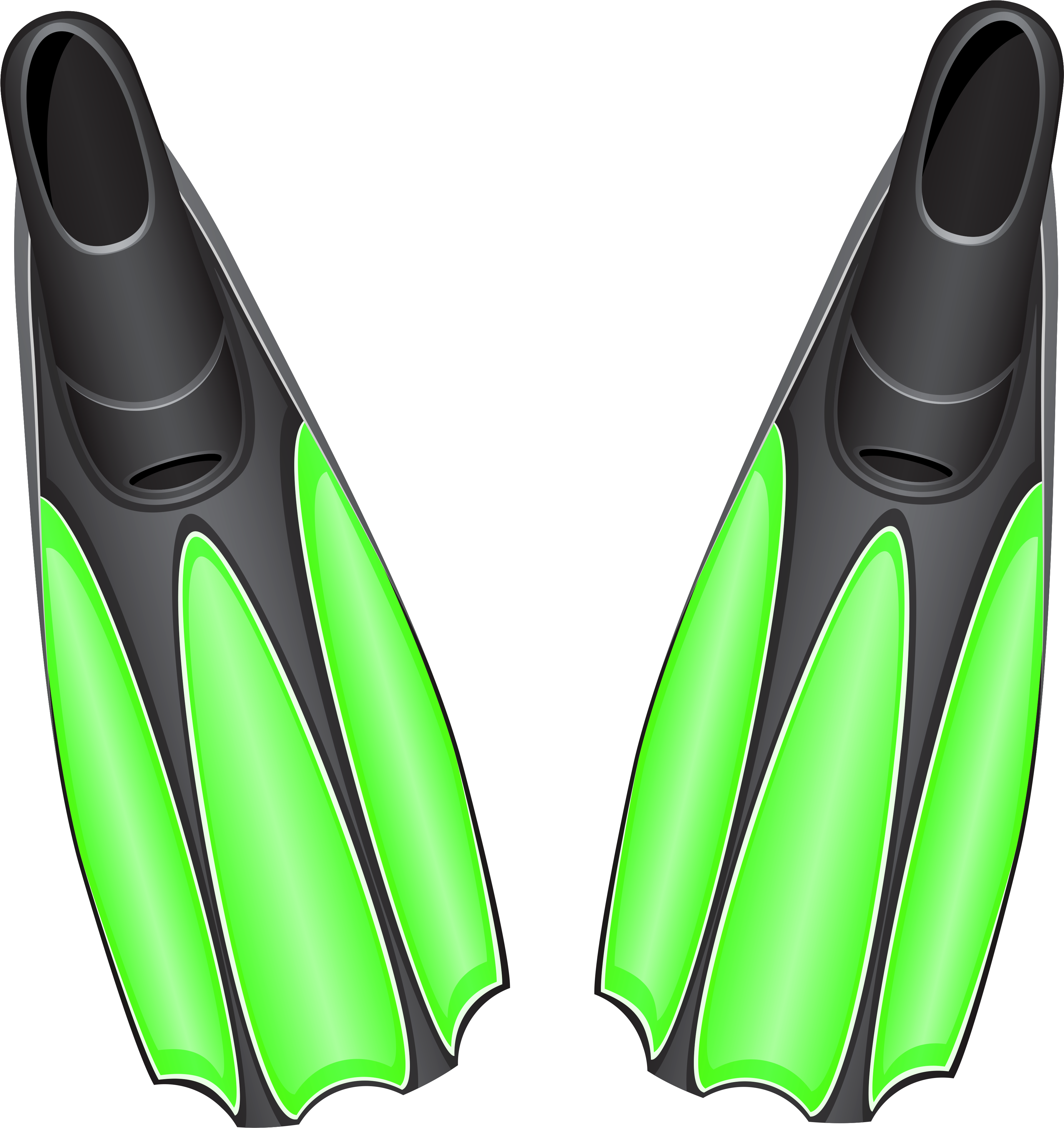 Swim Fins Png (4023x4120), Png Download