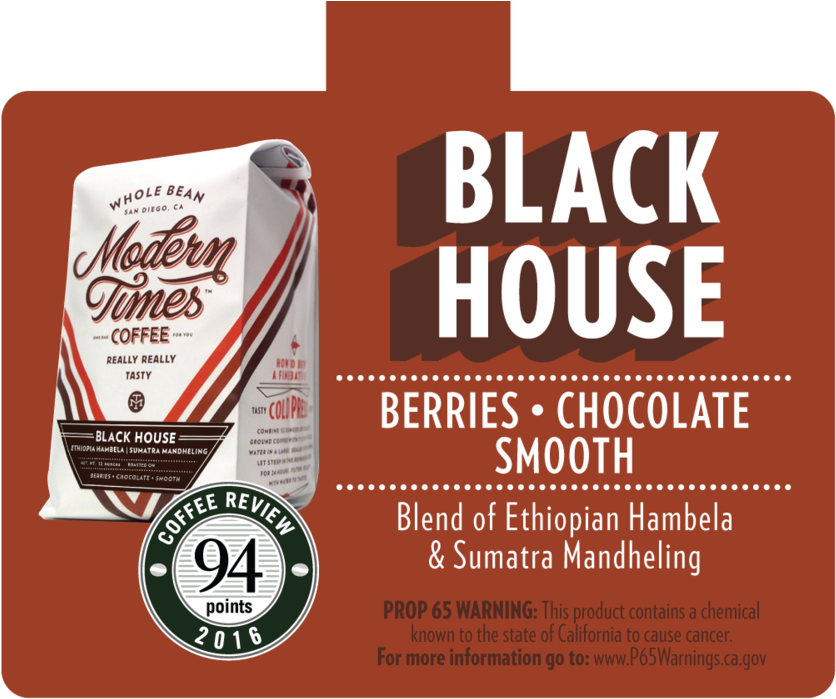 Blackhouse - Modern Times Phalanx Ipa - 22 Fl Oz Bottle (1000x750), Png Download