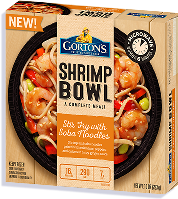 Good Seafood That's Good For You - Gorton's Shrimp Bowl (420x402), Png Download