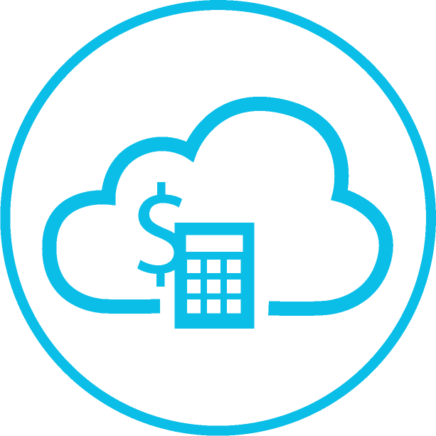 Cloud Accounting - Tax And Accounting Icon (613x613), Png Download