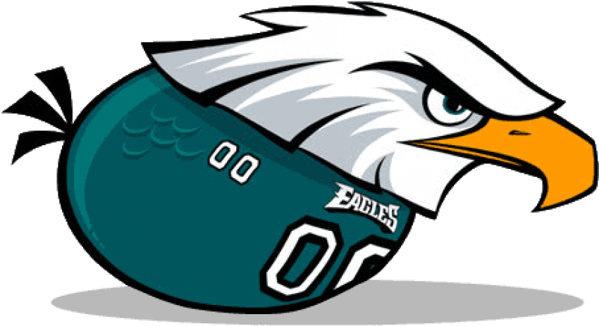 Philadelphia Eagle - Angry Birds Star Wars Mighty Eagle (486x257), Png Download