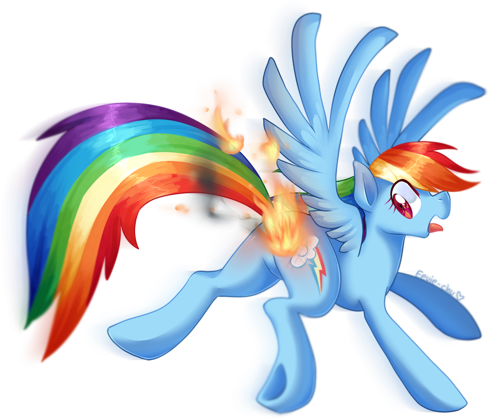 Rainbow Ash - Hot Rainbow Dash's Butt (1021x885), Png Download