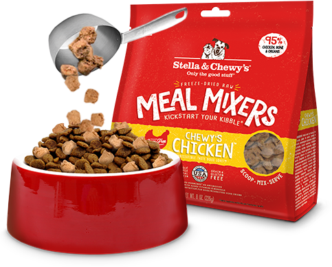 Turn Everyday Kibble Into Awesome Raw Nutrition - Stella & Chewy's Freeze-dried Dinner - Absolutely (483x388), Png Download
