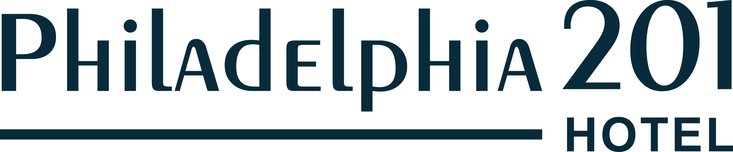 Logo For Philadelphia 201 Hotel - Philadelphia 201 Logo (2500x521), Png Download