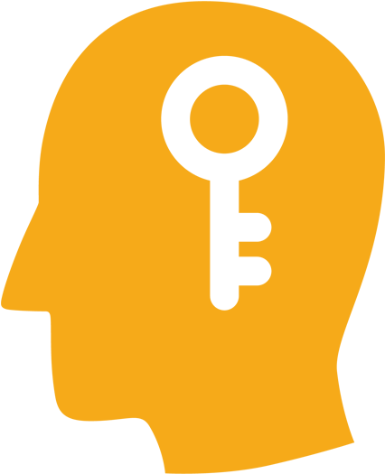 Icon Is A Head With A Key Inside The Head - R&d Icon (600x600), Png Download