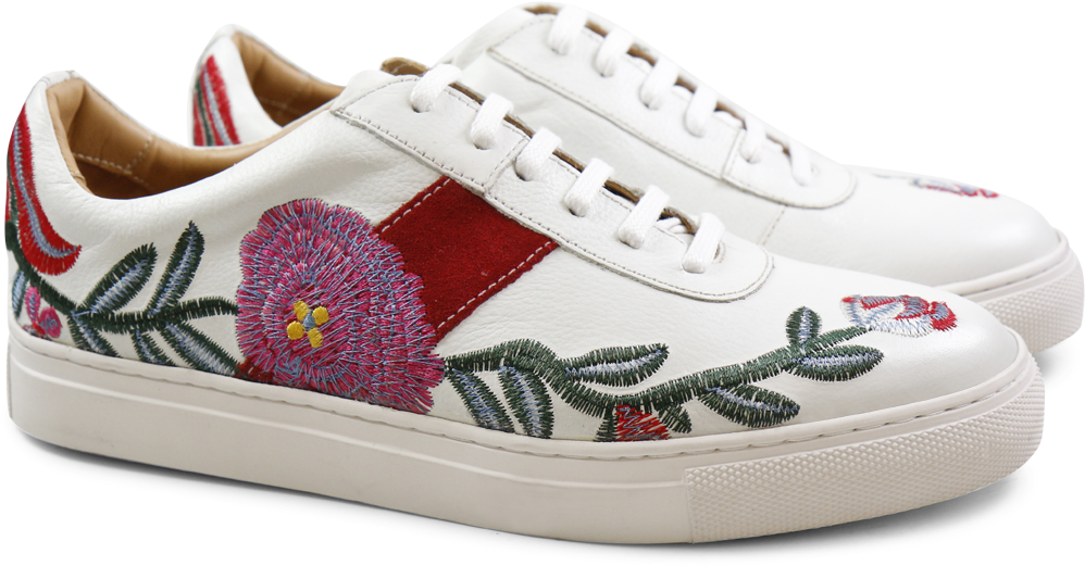 Sneakers Melvin & Hamilton Jeanne 4 Milled White (1024x1024), Png Download