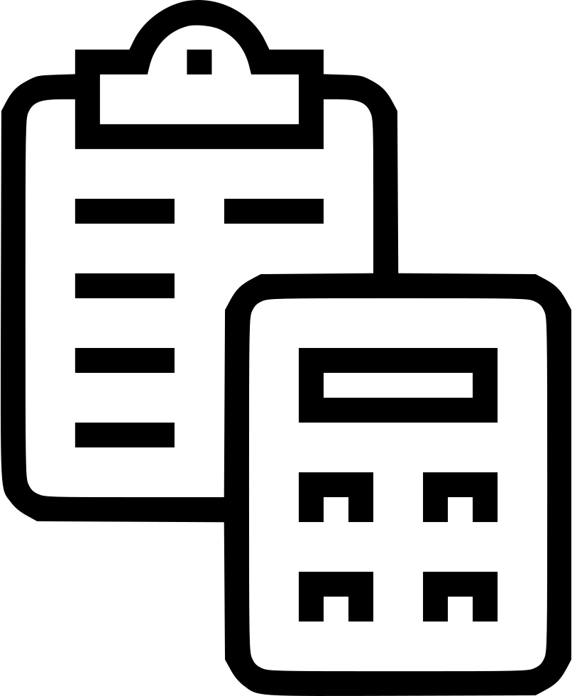 Accounting Comments - Officemate Clipboard With Calculator (806x980), Png Download
