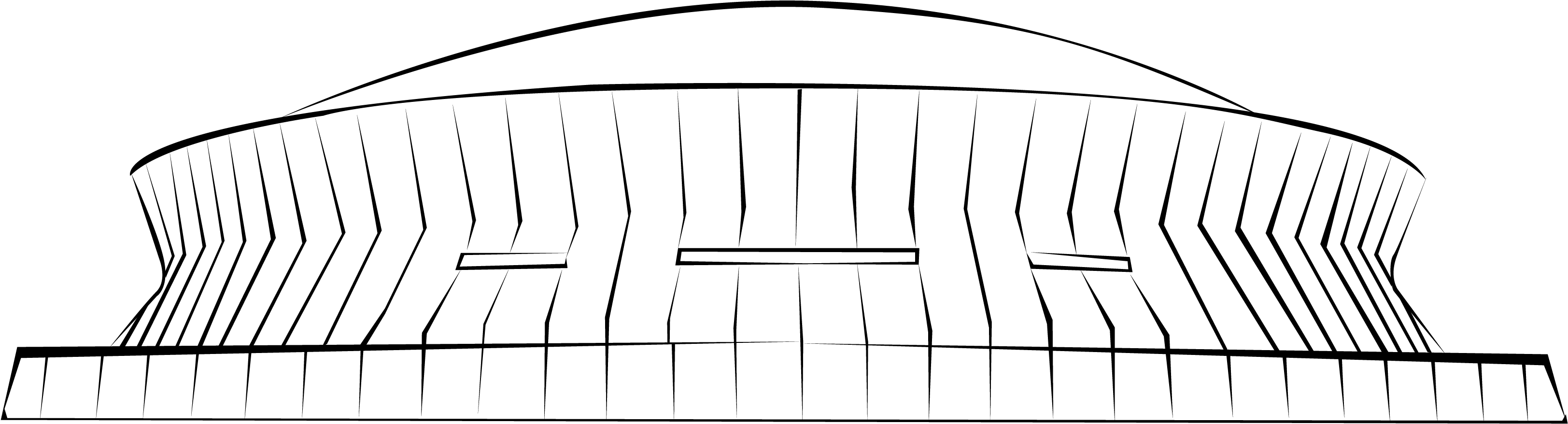 New Orleans Png - Architecture (3300x1336), Png Download