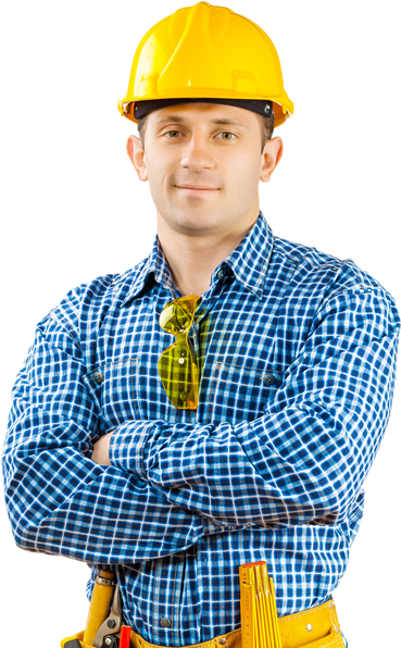 Why Our Local Roofers Are The Best - Contractor Png (640x605), Png Download