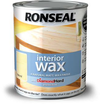 Interior Wax - Ronseal Wood Wax (445x445), Png Download