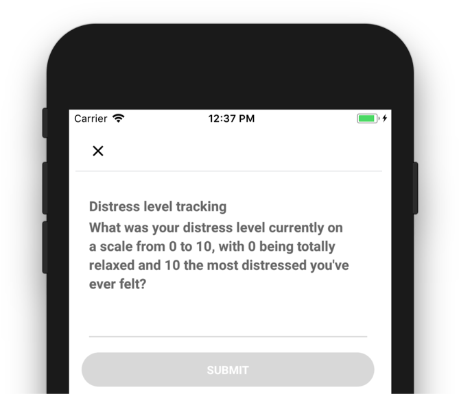 What Is Your Distress Level Currently On A Scale From - Apple Iphone 8 (706x589), Png Download