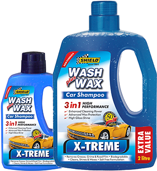 Xtreme Wash Wax Shampoo - Shield Xtreme Wash Wax Shampoo (2l) (497x450), Png Download