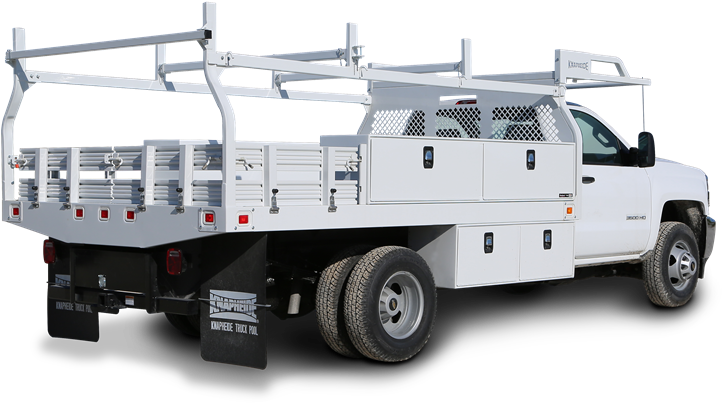 Pcon 12db W Contractor Body On A Gm 3500 Regular Cab - Truck (758x443), Png Download