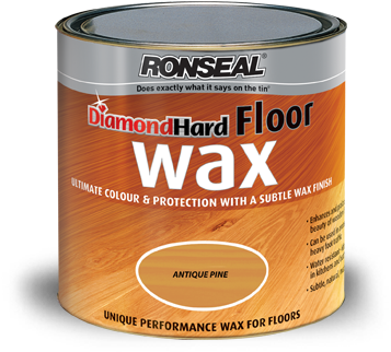 Concrete Floor Wax Products - Ronseal Diamond Hard Floor Wax 2.5l - Natural Oak (445x445), Png Download