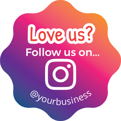 Like Us On Instagram Sticker (400x400), Png Download