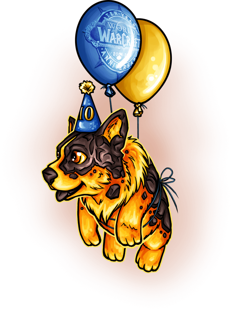 World Of Warcraft Png Images Transparent Free Download - World Of Warcraft Fire Corgi (800x1066), Png Download