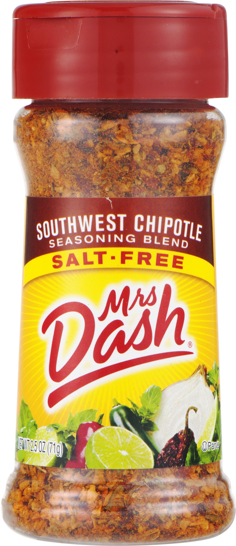 Mrs Dash Southwest Chipotle Salt-free Seasoning Blend - Mrs Dash Southwest Chipotle Seasoning Blend, Salt-free (1800x1800), Png Download