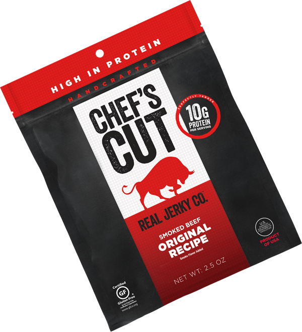 Chef's Favorites - Chef's Cut Original Recipe Real Steak Jerky (600x660), Png Download