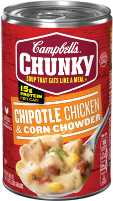 Chipotle Chicken & Corn Chowder - Campbell's Chunky Chicken Noodle Soup (400x400), Png Download