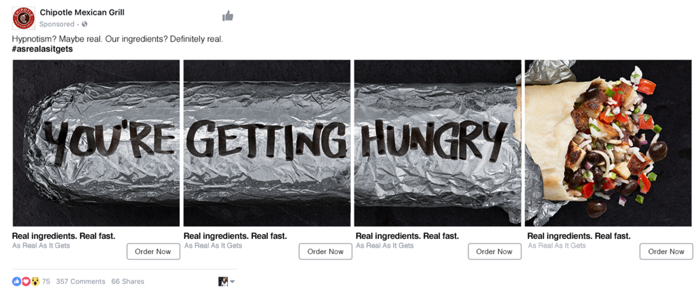 Fb Carousel Brand Getting Hungry 2 - Facebook (1000x422), Png Download
