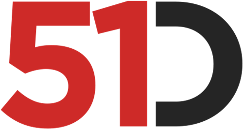 Mobi Square Logo - 51 Degrees Logo (532x473), Png Download