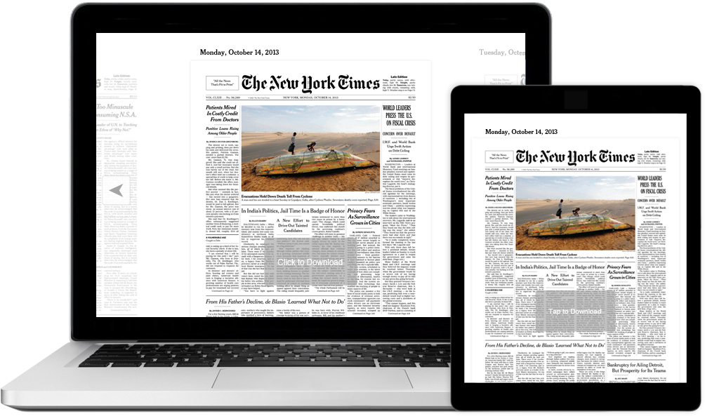 New York Times Website (1017x605), Png Download