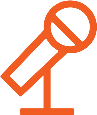 07 Icon General Speech Rgb Orange - Icon (400x400), Png Download