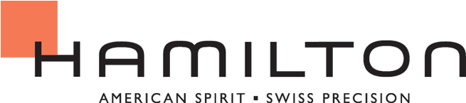 Hamilton Watch Company Logo (732x208), Png Download