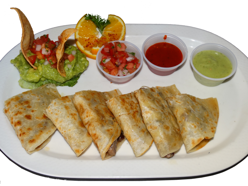 Canela Beef Quesadillas - Nopalito (840x630), Png Download