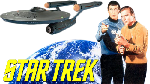 Star Trek Tv Show Image With Logo And Character - Best Of Star Trek Magazine 2 (500x281), Png Download