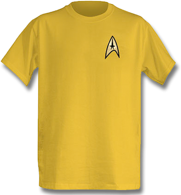 Star Trek Starfleet Command T-shirt - Orange Bike T Shirt (400x400), Png Download